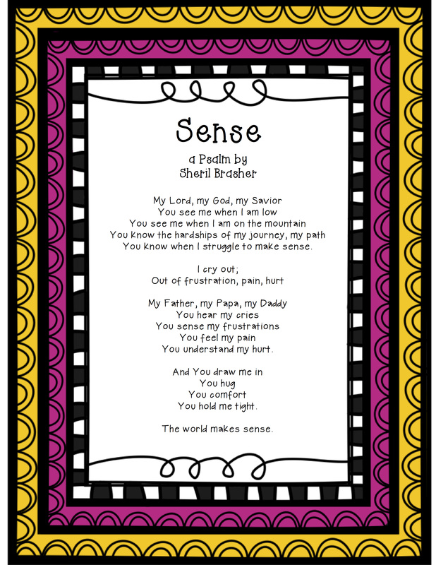 Sense, a Psalm by Sheril Brasher