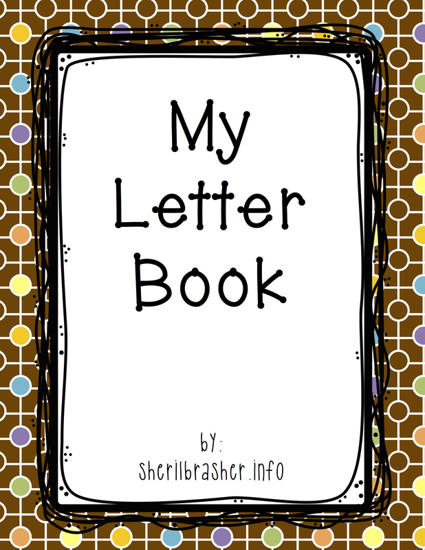 My Letter Book: a FREE preview of the awesome new Preschool Printable by sherilbrasher.info. This mini-book is designed to promote proper writing of each letter in the English Alphabet for both upper & lower case. 