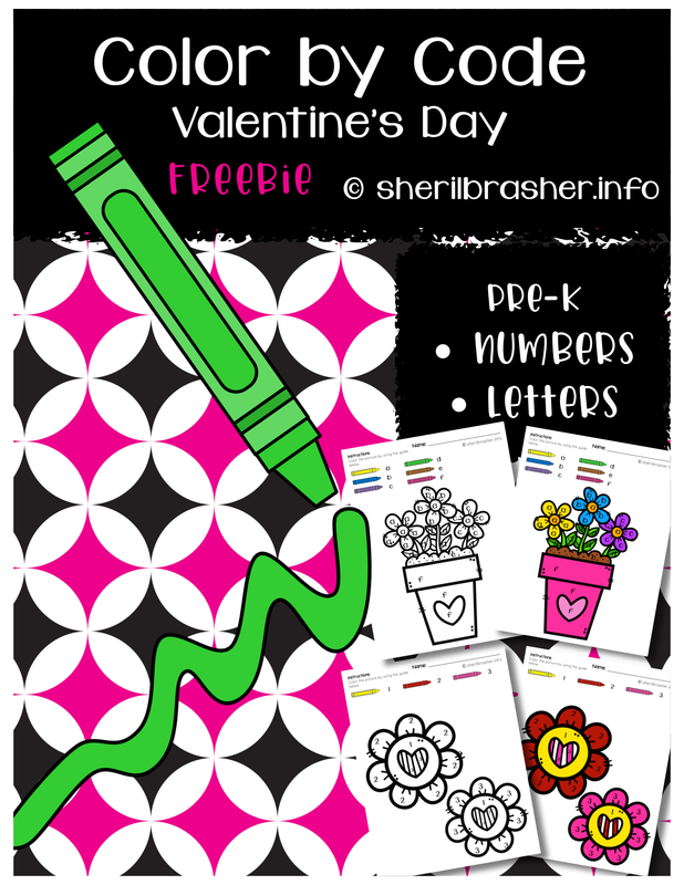 Color by Code: Valentine's Day FREEBIE - Check out how to use Color by Code activities for fun reinforcements for all kinds of things, even for high schoolers. While you are there, grab this free sample of our Color by Code: Valentine's Day PreK Numbers & Letters activity. 