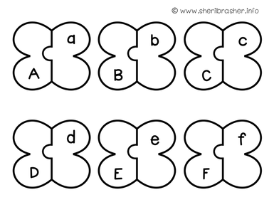 Today is Friday and you know what that means? It's Freebie Friday! Up for today we have some really cool butterfly alphabet matching cards. One of the early stages of learning to read is letter recognition. Grab this FREEBIE over at sherilbrasher.info/school-resoureces