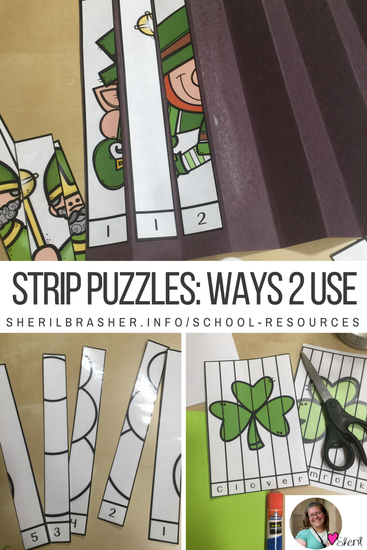 Let's talk Strip Puzzles: What are they & ways to use them over at sherilbrasher.info/school-resources 